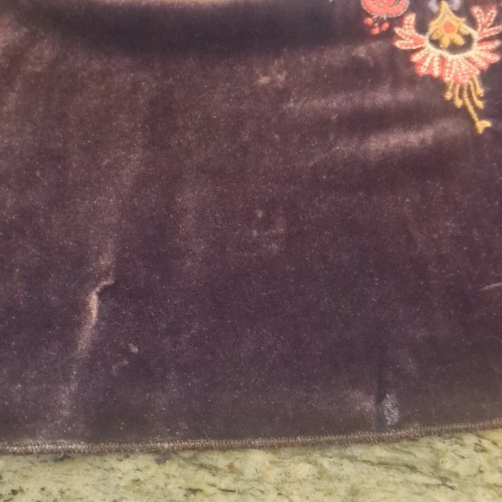 Johnny Was Iona Velvet Drape Top Size Large - Picture 9 of 11